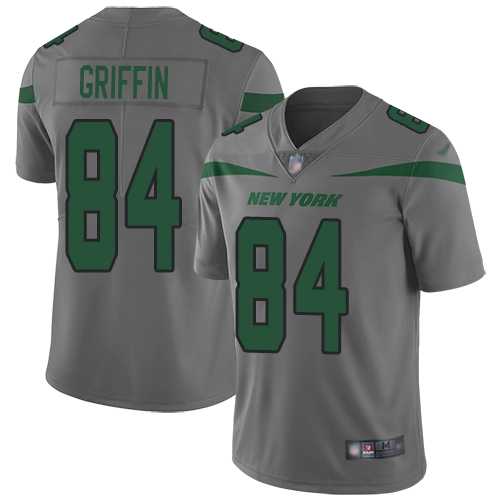 New York Jets Limited Gray Men Ryan Griffin Jersey NFL Football #84 Inverted Legend->women nfl jersey->Women Jersey